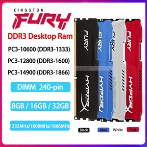8 GB Ram DDR3 1333 1600 1866 MHz DIMM Non-ECC Desktop Speicher 240-Pin - Bild 1 von 13