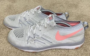 Nike Free TR Focus Flyknit 844817-108 graue Damen-Laufschuhe Turnschuhe Größe 7 - Bild 1 von 8