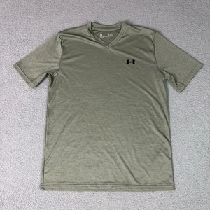 Under Armour Hemd Herren Medium Grau Loose Fit V-Ausschnitt Kurzarm Feuchtigkeitsableitend - Bild 1 von 9