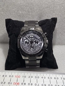 Men’s Guess Watch U22504G1 Chronograph GMT Grey Dial Gunmetal-Tone Men's Watch - Picture 1 of 4