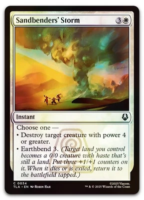 Sandbenders' Storm #34 (Foil) (NM) TLA Magic MTG - Image 1 of 2