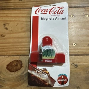 Vintage Coca Cola Clip Magnet 1995 Collectible Decor - Picture 1 of 3