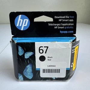 Cartucho de tinta original HP 67 negro, caducidad: 2027 - Imagen 1 de 7
