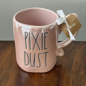Rae Dunn Disney Tinker Bell Pixie Dust Pink Iridescent Mug New - Picture 1 of 6