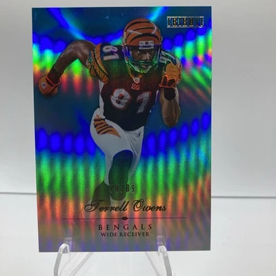 2010 Topps Tribute 78/89 Blue Refractor Terrell Owens TO Bengals Imperfections - Image 1 of 4