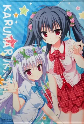 Tapestry (large) J. Koyomi & Natsuki B1 tapestry "Karumaruka*Circle" character1 - Image 1 of 1