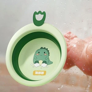 Foldable Foot Basin Space Saving Baby Bath Tub for Kids Traveling Camping - Picture 1 of 7