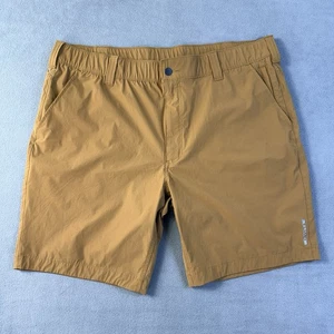 Carhartt Shorts Mens 42 Brown Lightweight Relaxed Fit Nylon Twill Elastic Waist - Picture 1 of 14