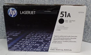 HP GENUINE Q7551A Toner Cartridge 51A Black P3005 M307mfp M3035mfp NEW ob - Picture 1 of 5