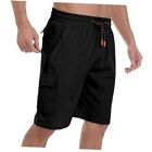 Men's Swim Trunks Quick Dry Board Shorts with Zipper Pockets XX-Large Black