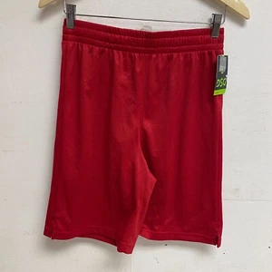 DSG Boy's 8" Training Pocketless Mesh Short Loose Fit Elastic Waist Tango Red - Picture 1 of 7