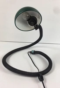 Vintage Green Working Gooseneck  Underwritters  laboratory No Base Lamp - Picture 1 of 12