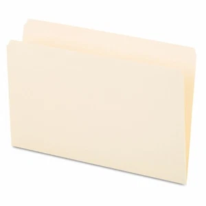 UNIVERSAL File Folders Straight Cut One-Ply Top Tab Legal Manila 100/Box 15110 - Picture 1 of 2