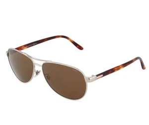 Gucci GG2241/F/S 0WDSP Havana Polarized Aviator Metal Sunglasses Frame 62-14-140 - Picture 1 of 1