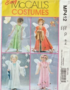 Lindos DISFRACES DE HADAS para Niña con Alas - Patrón McCall's P412 (Niña Talla 6/7/8) - Imagen 1 de 2