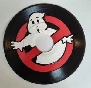 Handbemaltes Ghostbusters Logo 45 RPM Vinyl - Bild 1 von 2