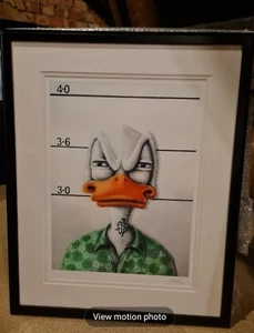 luke bryant print / Don Patos / Donald Duck/ Disney/ Framed print - Picture 1 of 4
