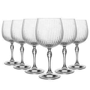 24x America '20s Gin Glasses Vintage Art Deco Copa da Balon Tonic Cocktail 745ml - Picture 1 of 7