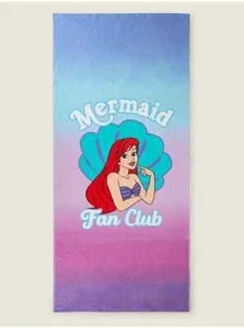 Disney Little Mermaid Princess Ariel Bath Beach Towel 152 x 71cm 100% Cotton - Picture 1 of 1