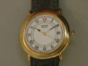NEW SEIKO QUARTZ WRIST WATCH W/ DATE WINDOW NOS - Picture 1 of 4