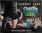 CHARLIE & THE CHOCOLATE FACTORY 2005 ORIG 46X60 SUBWAY MOVIE POSTER JOHNNY DEPP