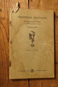 1951 Marshalltown Iowa Bell System Phone Directory Book - Picture 1 of 1