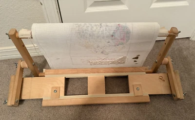 K's Creations Needlework LapFrame Table Base 20" Scroll  Adjustable (NB 112) - Image 1 of 4