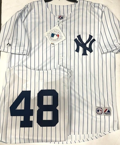 ANTHONY RIZZO YANKEES MENS PINSTRIPE MAJESTIC NEW W TAGS MED LG XL 2X Cover