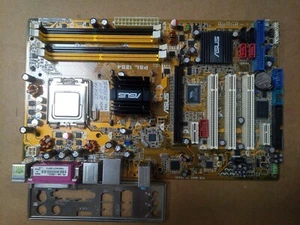 PLACA BASE ASUS P5L 1394 + SHIELD + CPU E6320 (SKT 775) MAINBOARD - Imagen 1 de 5
