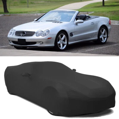 For Mercedes-Benz SL500 Base Convertible Indoor Car Cover Stain Stretch Black - Image 1 of 4