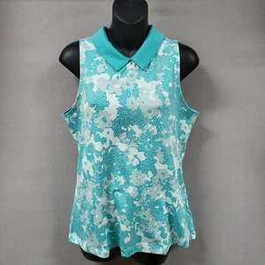 Top Under Armour para mujer talla mediana tiro Zinger sin mangas polo de golf ropa deportiva - Imagen 1 de 11