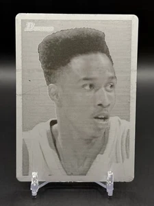 2009-10 Bowman Brandon Jennings # 1/1 RC Printing Plate Black Rookie #107 '48 - Picture 1 of 2