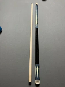 Pearson Players Pool Cue, Blue Denim Stain, 19oz, 12.7mm, Surface Scratches. - Picture 1 of 9