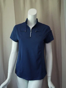 Nuevo con etiquetas Nuevo Jamie Sadock Mujeres Golf Azul Marino Polo UPS 30 Top Talla S - Imagen 1 de 8