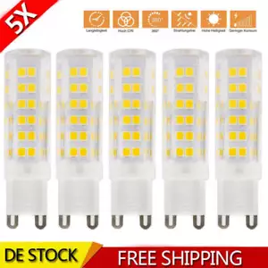 5 lampadine LED G9 7 W bianco caldo lampadine guidate lampade a risparmio energetico base - Foto 1 di 9