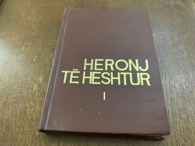 ALBANIAN BOOK HERONJ TE HESHTUR 1 #314 FIRST EDITION 1974 - Image 1 of 4