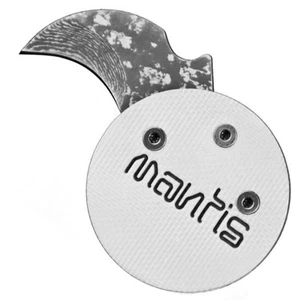 Cuchillo Mantis Civilianaire Blanco ÁNGEL moneda ficha de póquer Acero inoxidable Damasco MCK-2 - Imagen 1 de 1