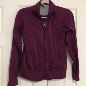 Nike sportswear girls full zip up jacket size 4-6 plum purple Athletic - Picture 1 of 10