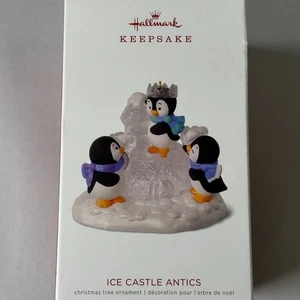 Hallmark Keepsake Ornament 2018 Ice Castle Antics Penguins Christmas - Picture 1 of 3