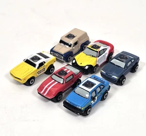 MICRO MACHINES PRIVATE EYES LOT POLICE CAR MUSTANG GT TAXI 1990 VINTAGE RARE - Picture 1 of 9