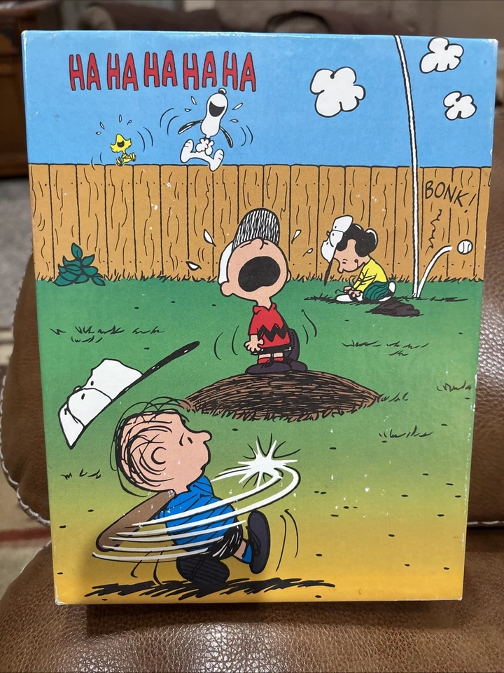 Golden Peanuts Baseball Charlie Brown Lucy Linus Snoopy 63 Pc Puzzle COMPLETE - Image 1 of 4
