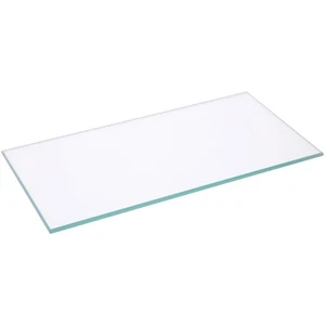 Vidrio transparente Plymor rectangular de 3" x 6", 3 mm de grosor sin biselar - Imagen 1 de 1