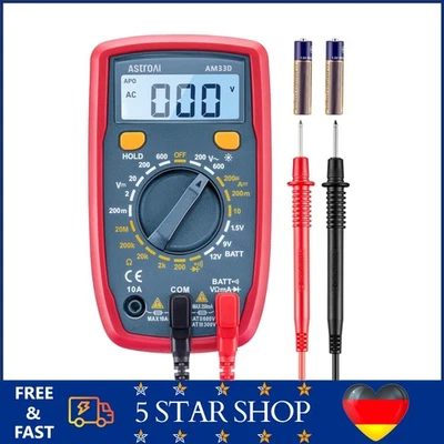 Digital Multimeter Voltmeter Strommessgerät Tester Messung von AC/DC Spannung - Bild 1 von 4