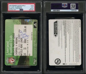 2008/09 Arsenal 4-4 Liverpool Andrey Arshavin Auto Scores all four PSA/DNA 1/1 - Picture 1 of 1