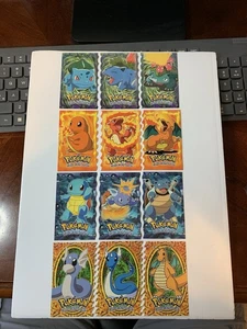 1999 Topps Pokemon 1st Movie Edition Die Cut Complete Set 12 of 12 EX - Picture 1 of 10