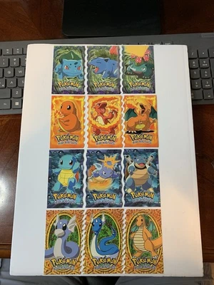 1999 Topps Pokemon 1st Movie Edition Die Cut Complete Set 12 of 12 EX - Image 1 of 4