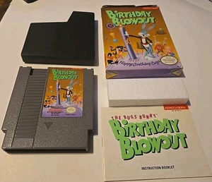 The Bugs Bunny Birthday Blowout CIB - Tested & Works Great (Nintendo NES) - Picture 1 of 15
