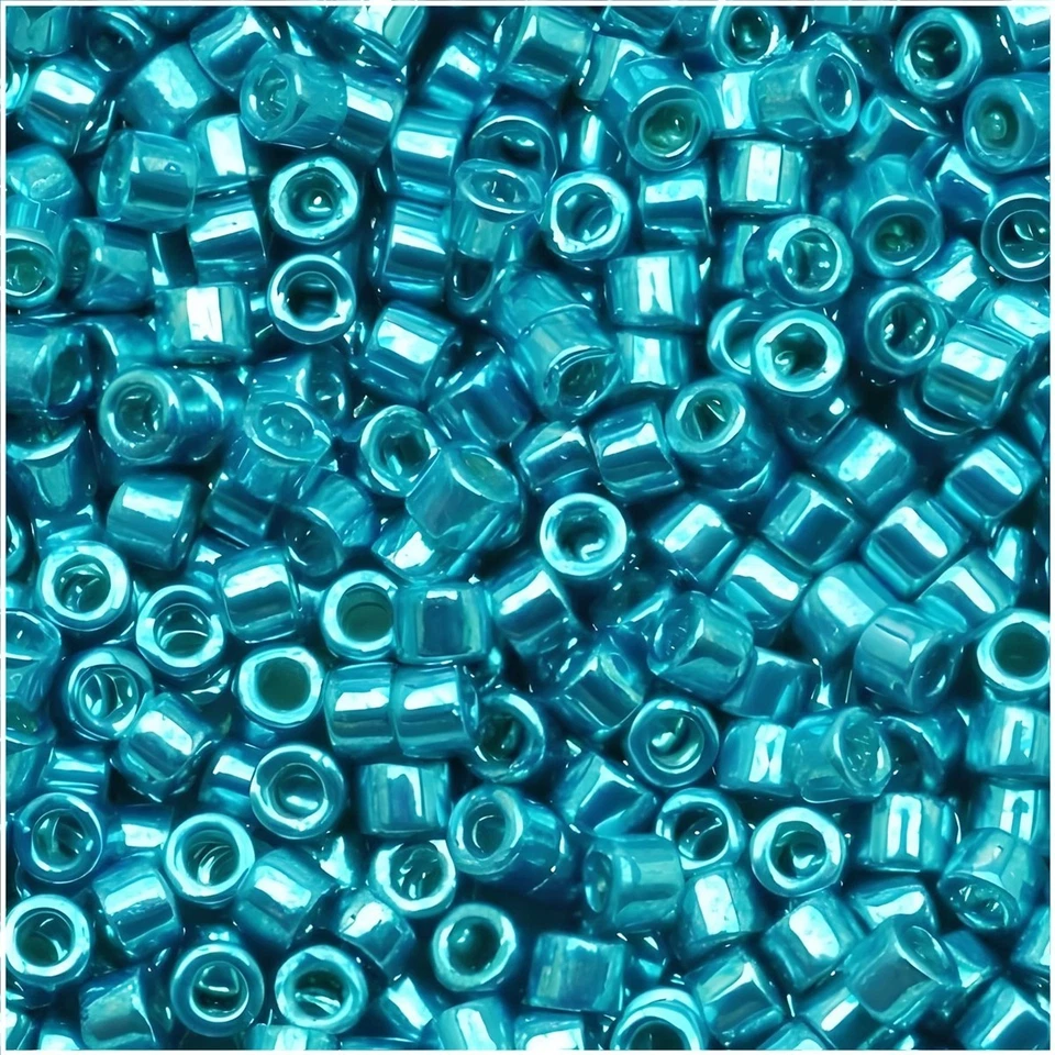 Galvanized Dark Aqua Dyed Db427 Delica Myiuki 11/0 Seed Bead 7.2 Gram Tube 1400