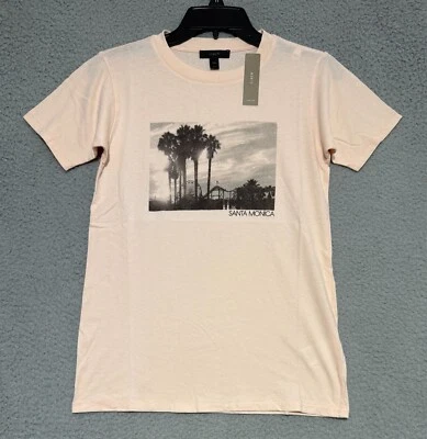 J Crew Santa Monica Graphic t-shirt Unisex size XXS 100% Cotton - Image 1 of 4