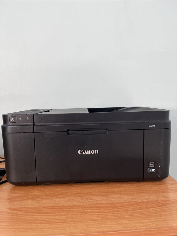 Canon PIXMA MX492 All-In-One Inkjet Printer – Print, Scan, Copy & Fax NO CORD - Image 1 of 4